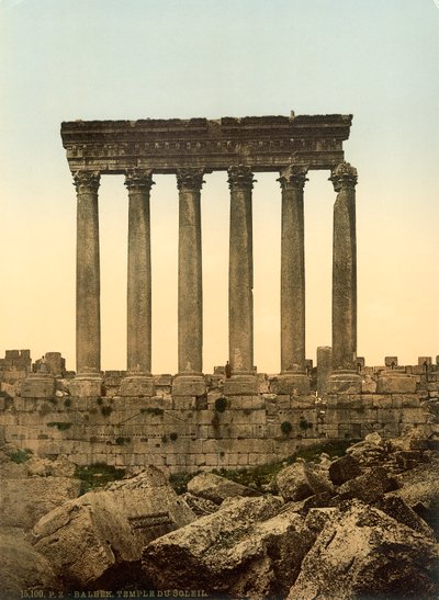 Péristyle du temple de Jupiter, Baalbek - Swiss Photographer